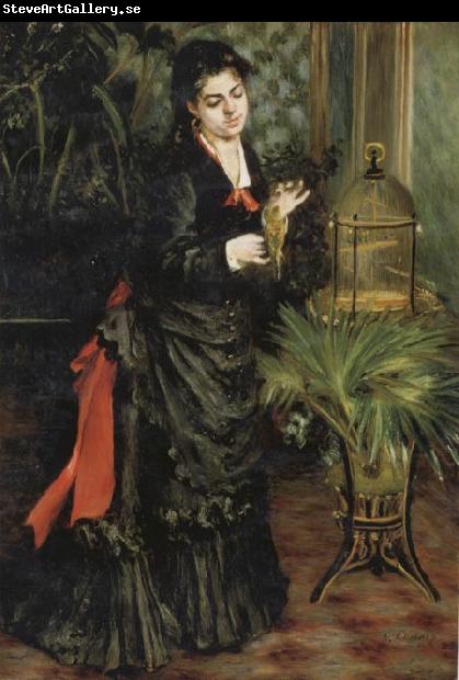 Pierre Renoir Woman with a Parrot(Henriette Darras)